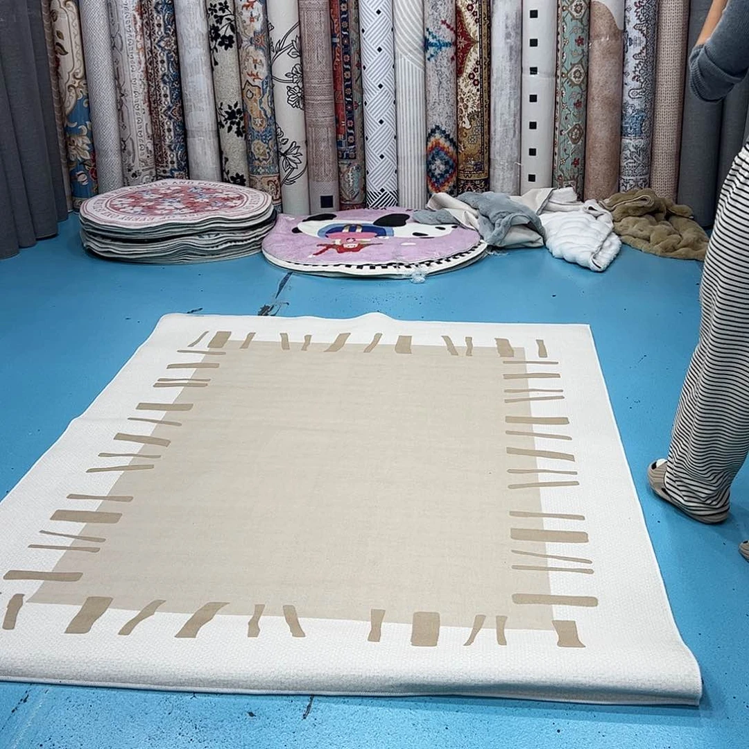 混纺180×245尺寸误差±1-3cm棉布底比利时绒孤品微瑕