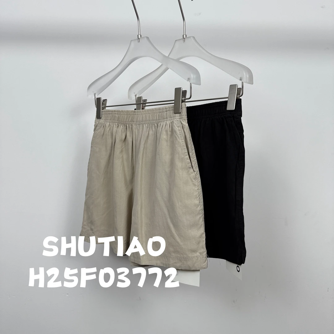 【SHUTIAO】2025夏季：新款小众设计款短裤H25F03772