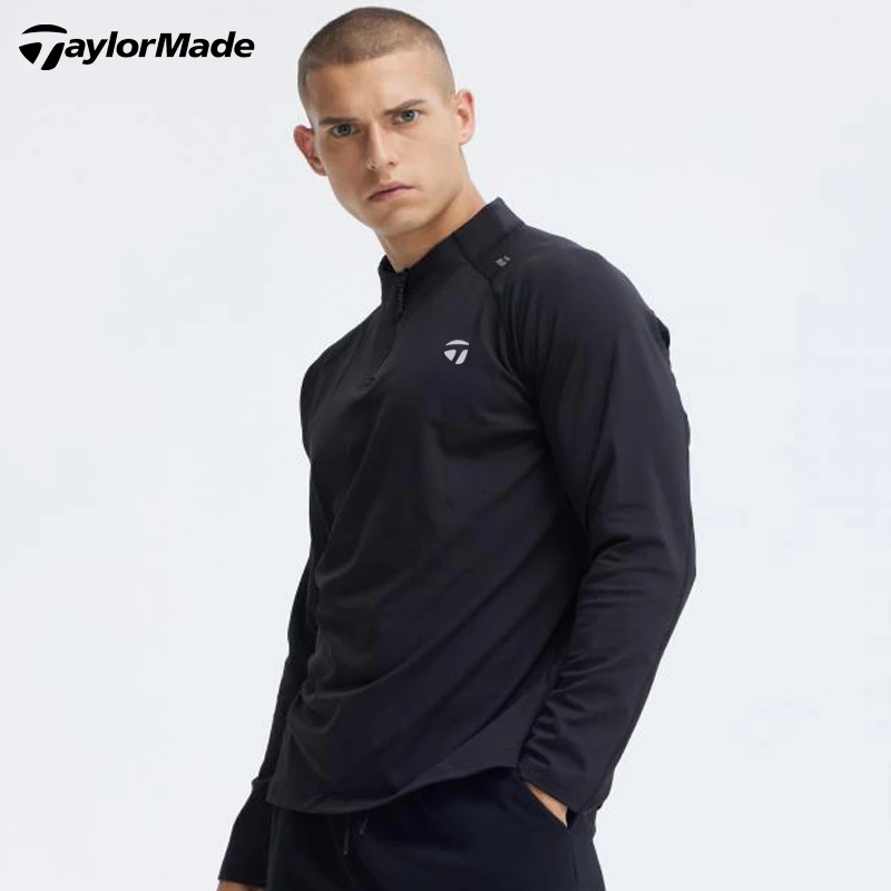 Taylormade/泰勒梅高尔夫球服户外休闲长袖T恤男速干防晒卫衣防风
