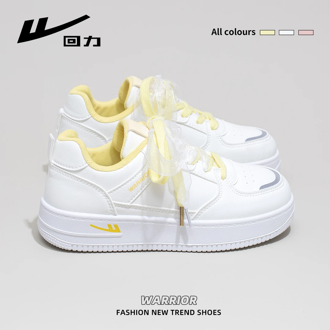 回力女鞋小白鞋女2025夏季新款厚底学生时尚百搭小众休闲运动板鞋