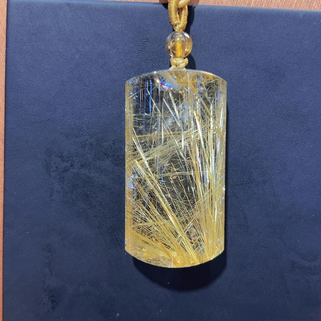 未镶嵌颈饰发晶吊坠