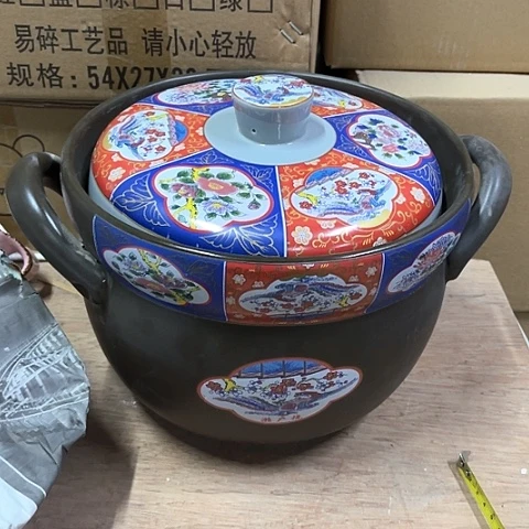 微瑕，明火，口径25，高度18，6L