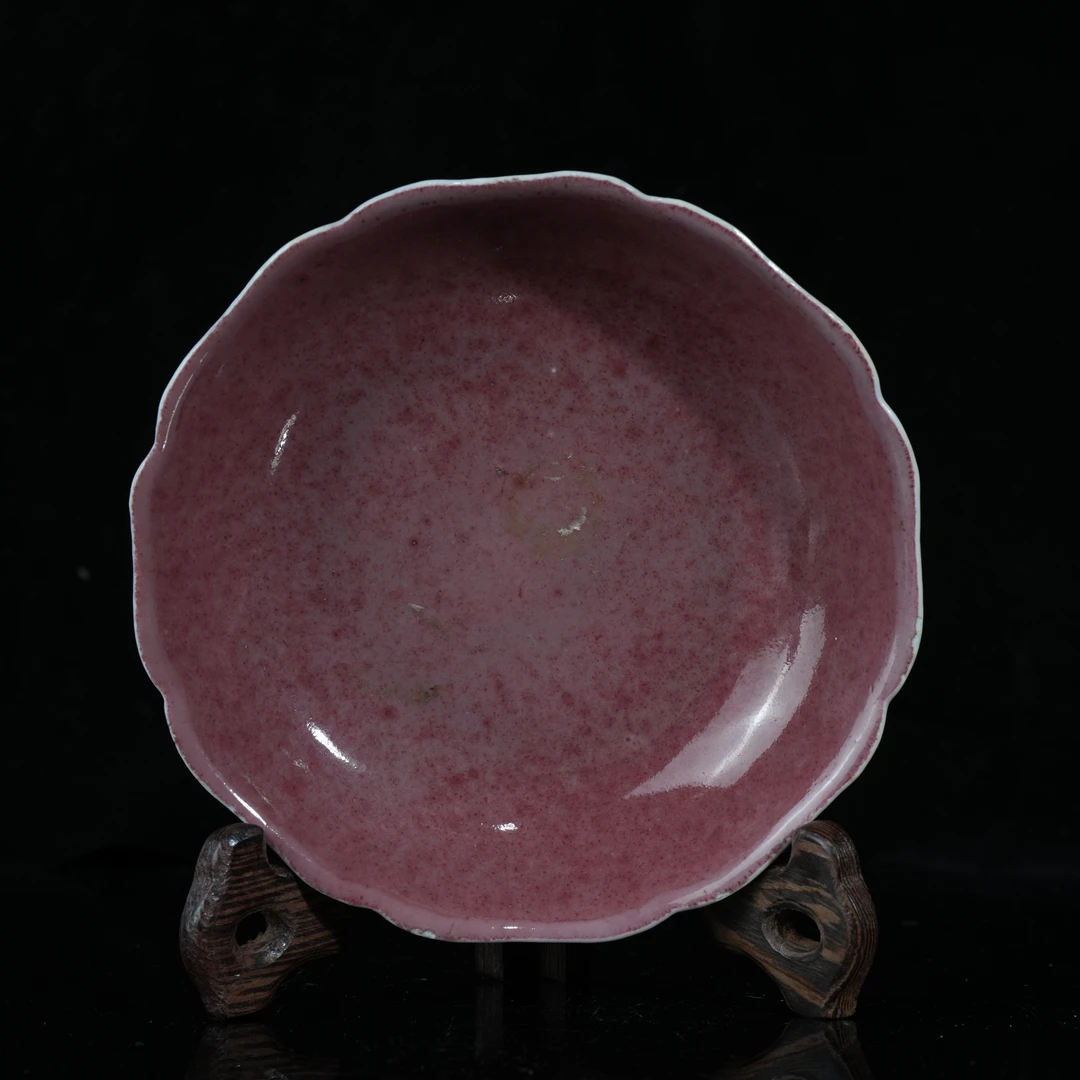 lot14984 5156 18世纪 豇豆红盘 D:13.5