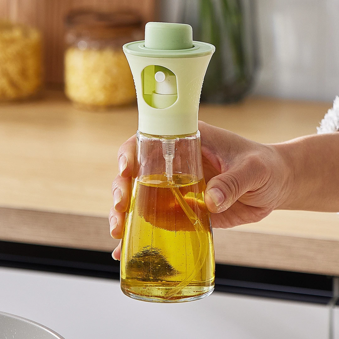 厨房玻璃喷油壶家用烧烤空气炸锅喷雾油壶调料器皿