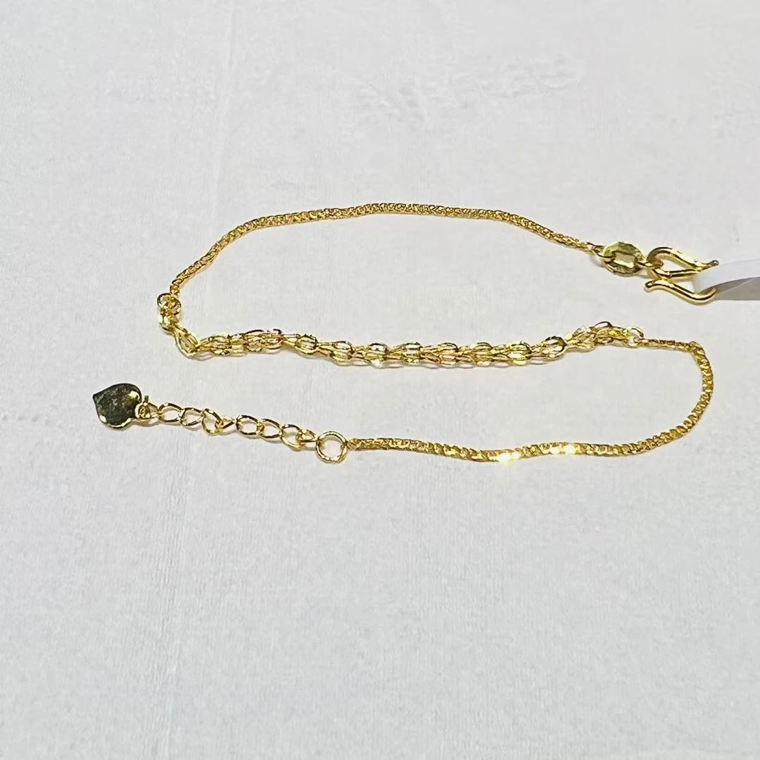 【小琪金选】足金999 5G凤尾手链 1.52