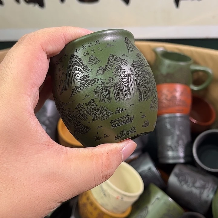 茶杯紫砂全手工紫砂主人杯