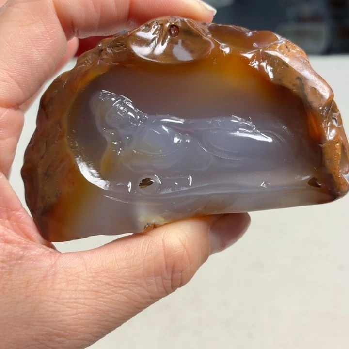 玛瑙/玉髓未镶嵌吊坠(不含链)