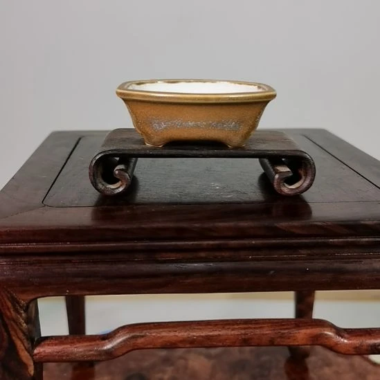 钰***儿陶手工手绘大德堂釉盆