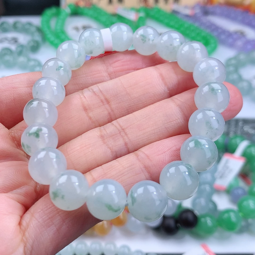 翡翠手链未镶嵌卡10mm