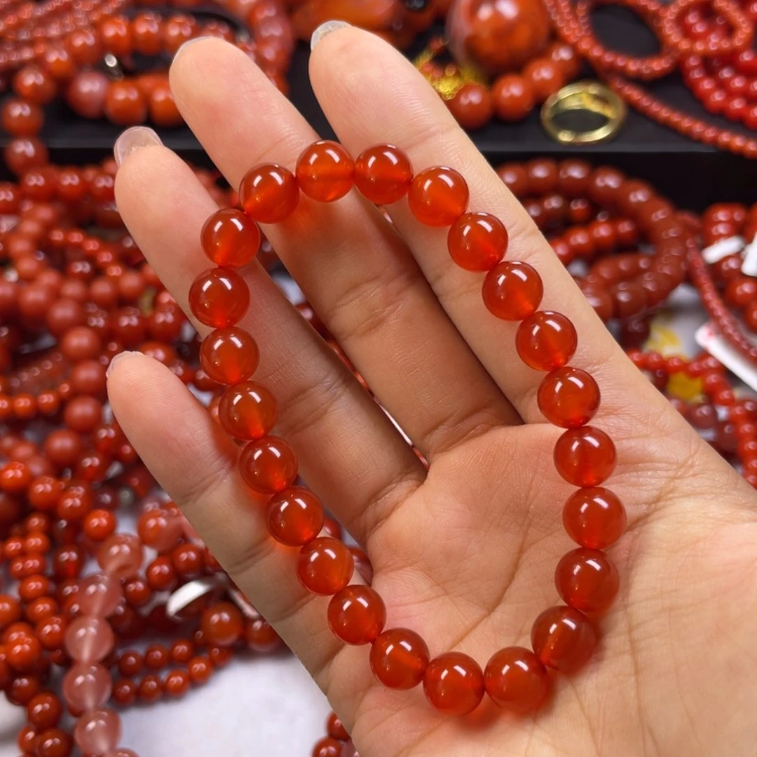 未镶嵌手链南红玛瑙