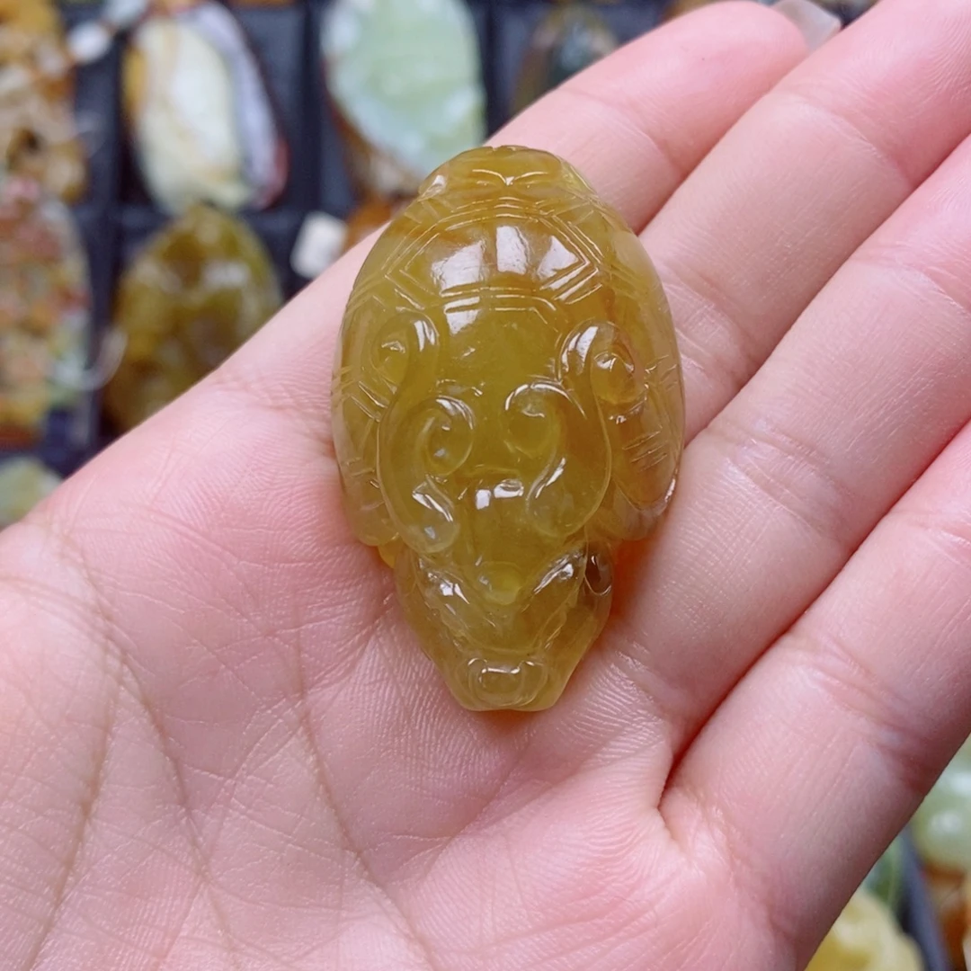 合金蛇纹石玉项链