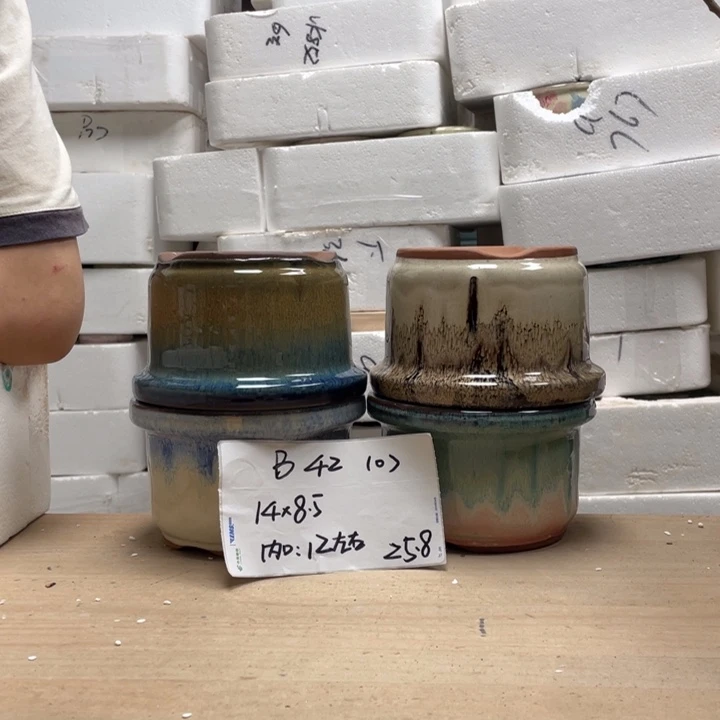 粗陶多肉花盆微瑕420