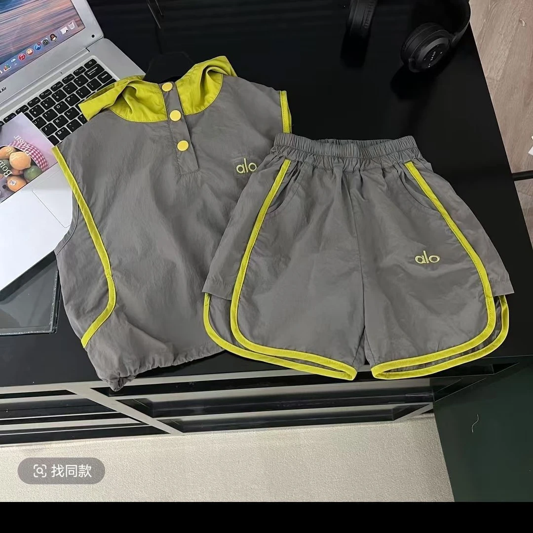 夏装男童套装2025儿童夏季新款短裤无袖背心运动两件套洋气