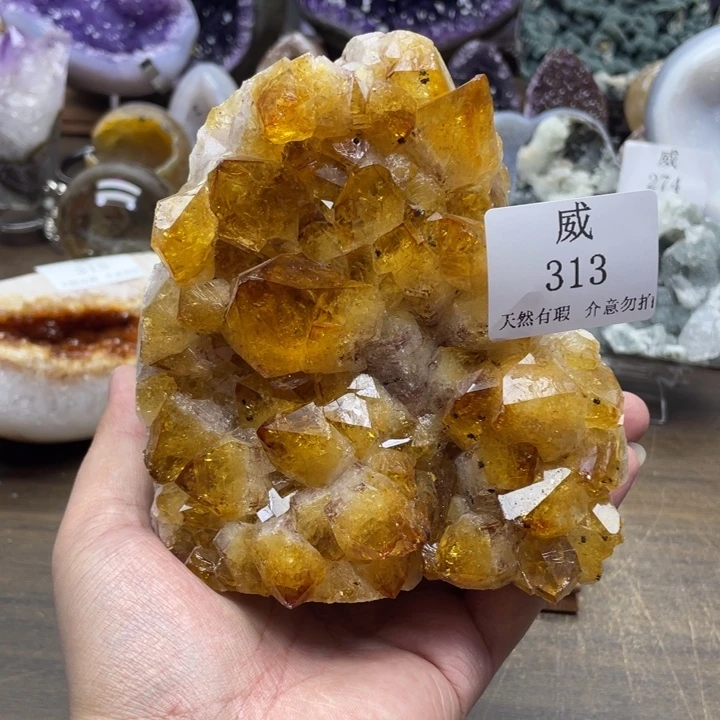 老***馆水晶未镶嵌珠宝半成品