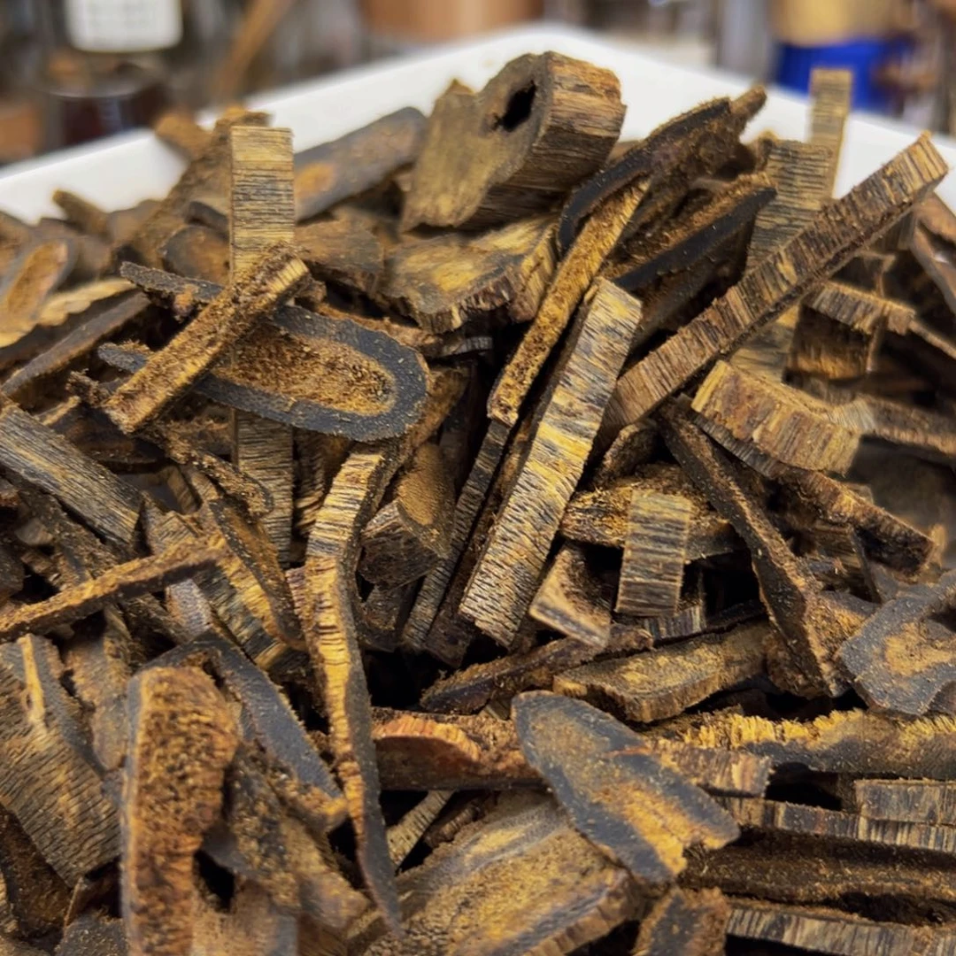 请***悟沉香沉香碎屑海南棋楠莺歌绿高油老料200克