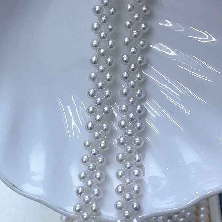 银S925镶嵌颈饰淡水珍珠