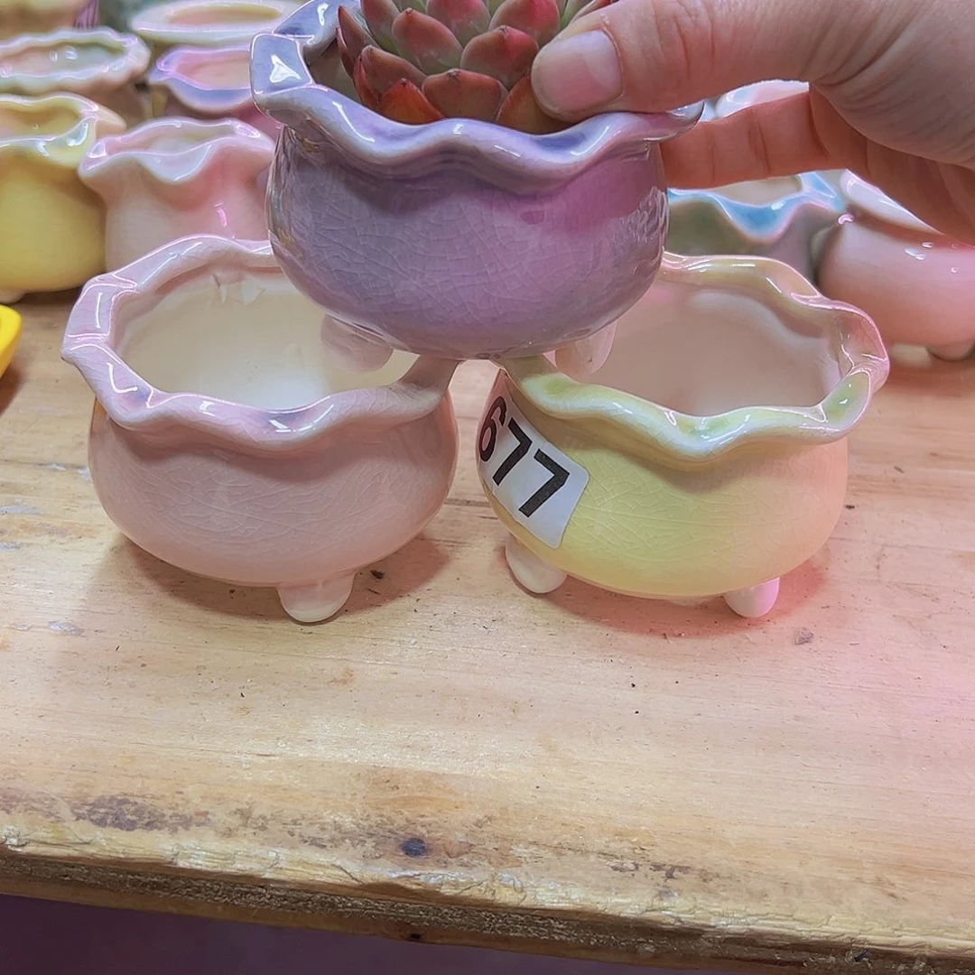 陶瓷花盆当场凑满12包邮