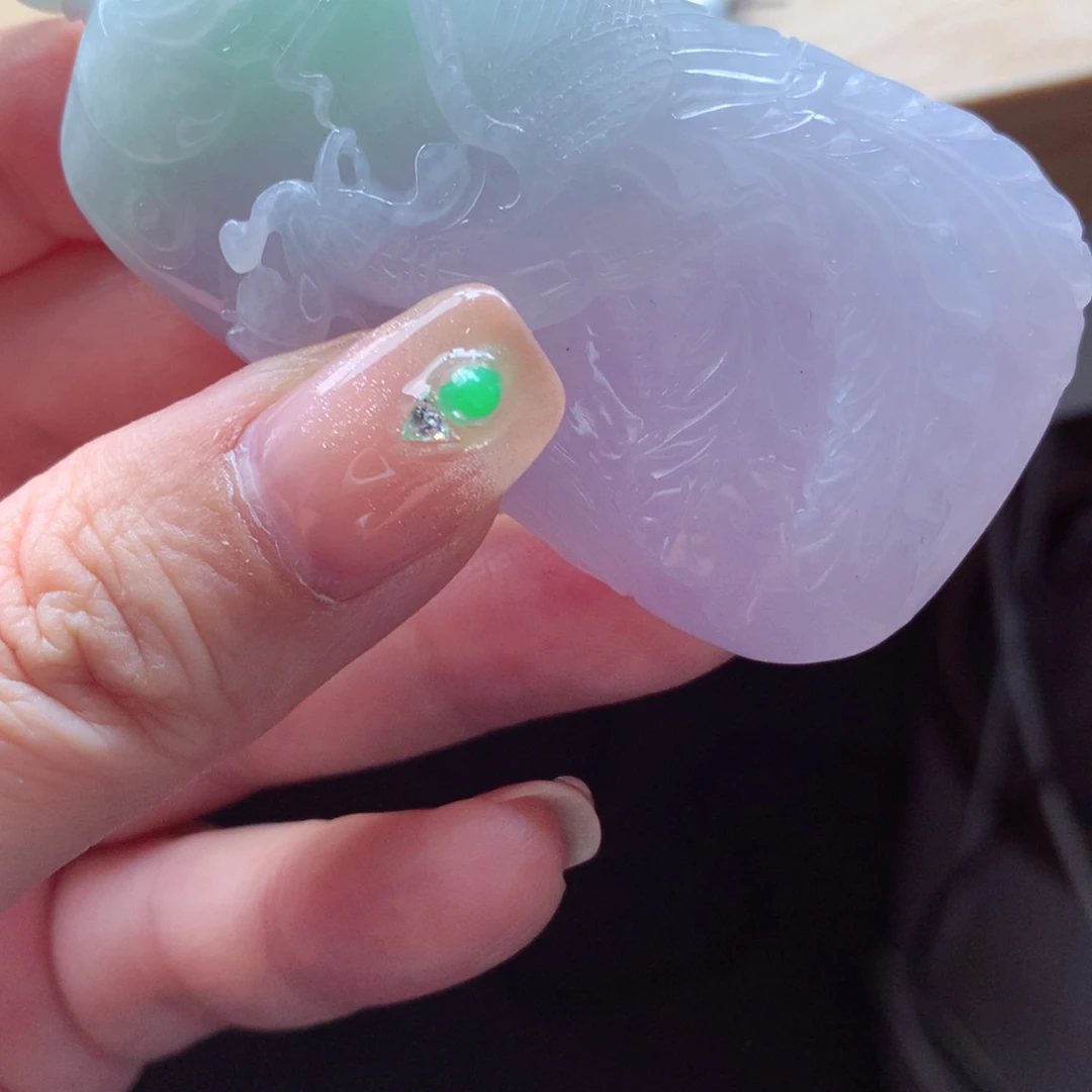 翡翠未镶嵌颈饰吊坠