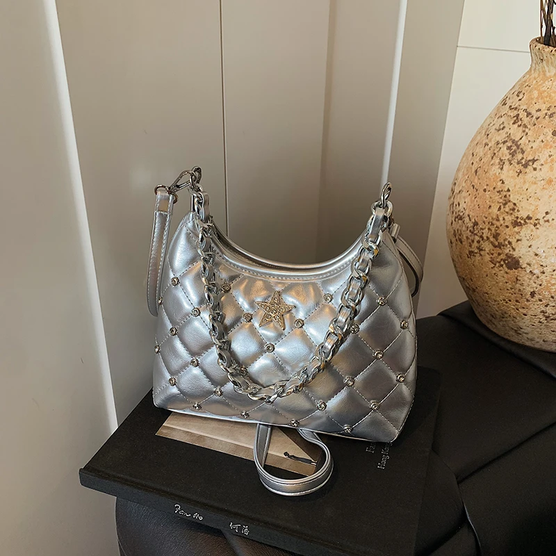 【月光星云】小众设计单肩腋下hobo包女通勤百搭夏天包包女斜挎包