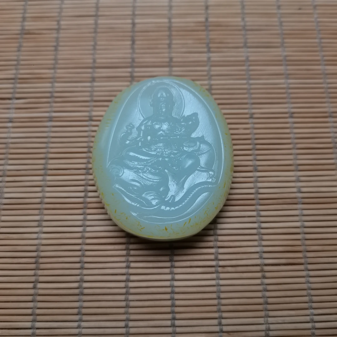 新疆和田玉普贤菩萨85克