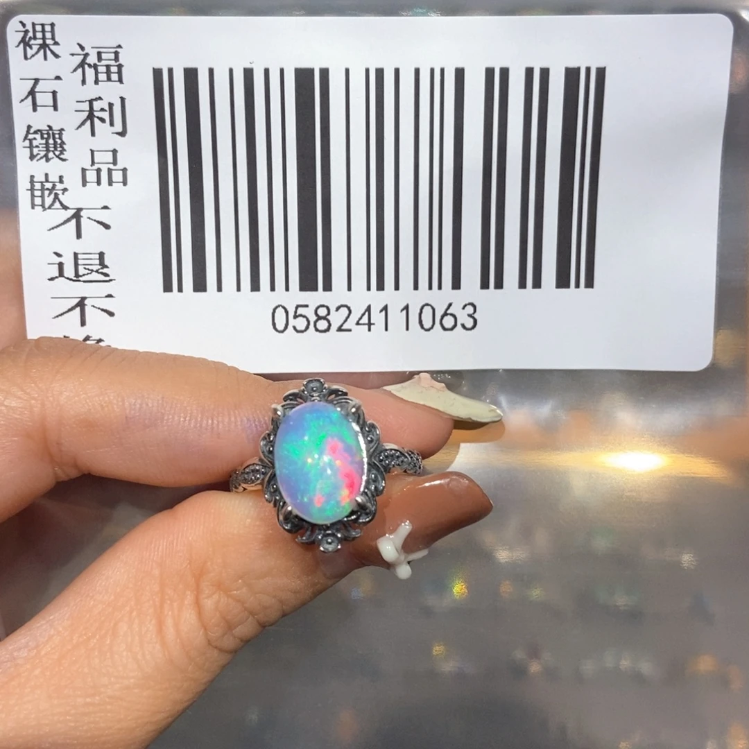 心***想欧泊银S925镶嵌裸石