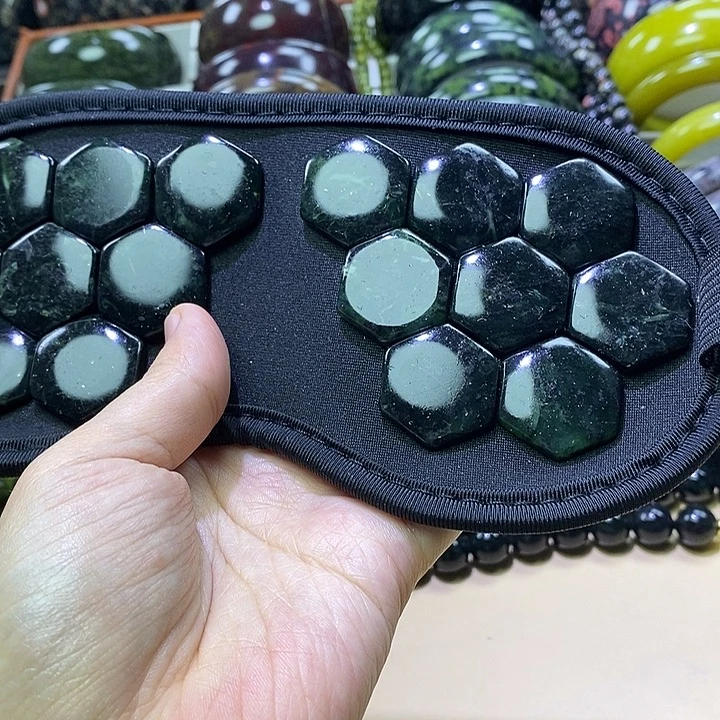 蛇纹石玉未镶嵌眼罩