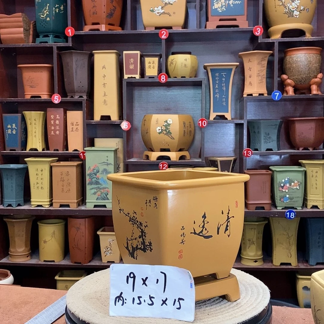 紫砂花盆紫砂花盆