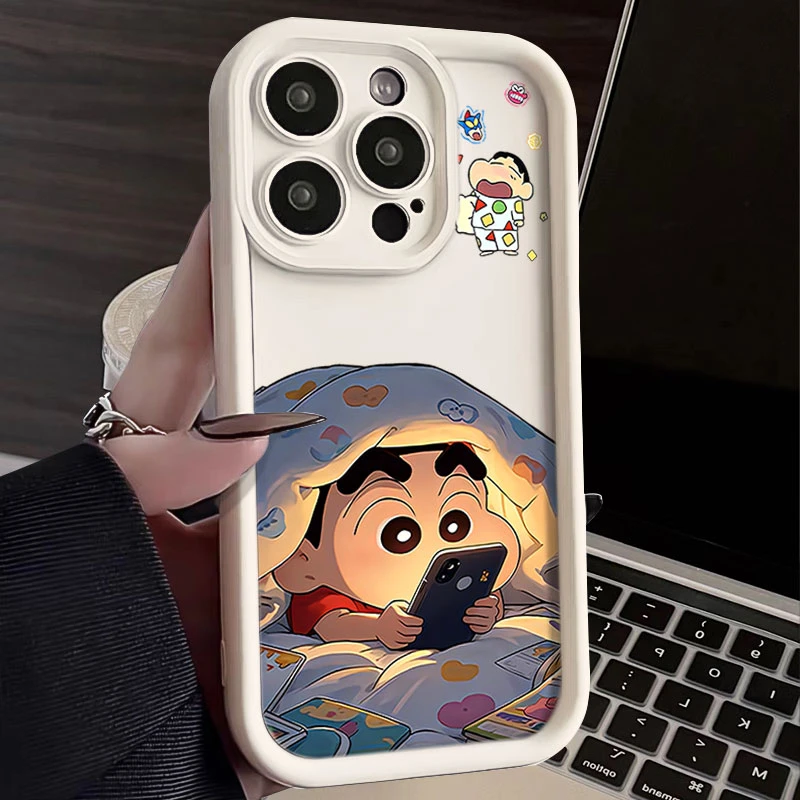 被窝小新适用iphone16苹果手机壳15promax金刚砂14软13全包1211