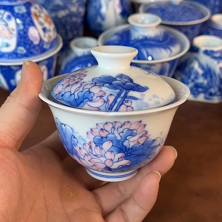 瓷片景德镇全手工手绘陶瓷