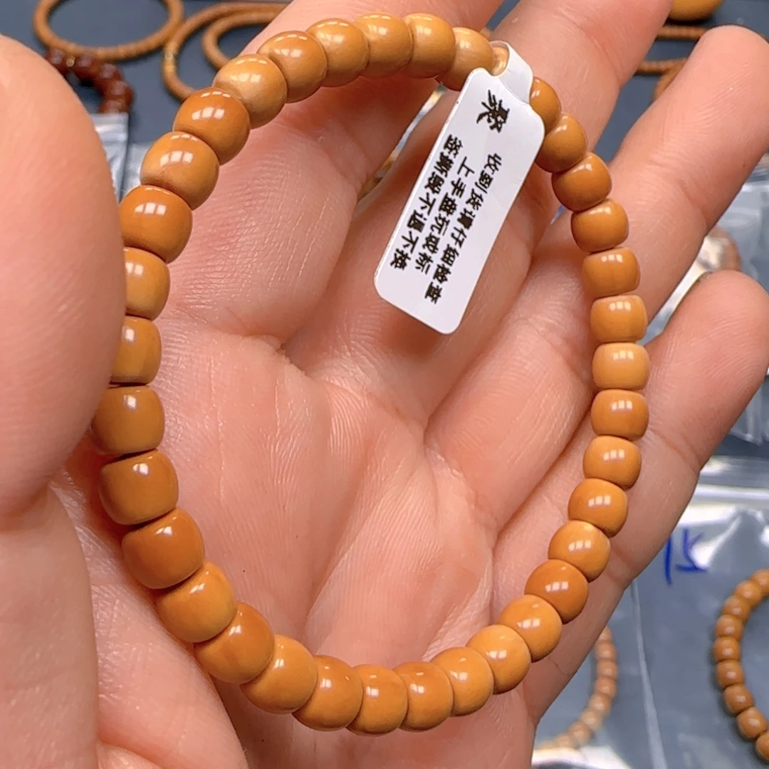 手串橄榄核老挝SS级核尖极限弧尺寸6.3
