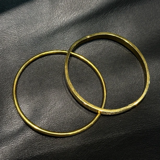 铜合金手镯 GULUM 638 金色手镯百搭日常爆款