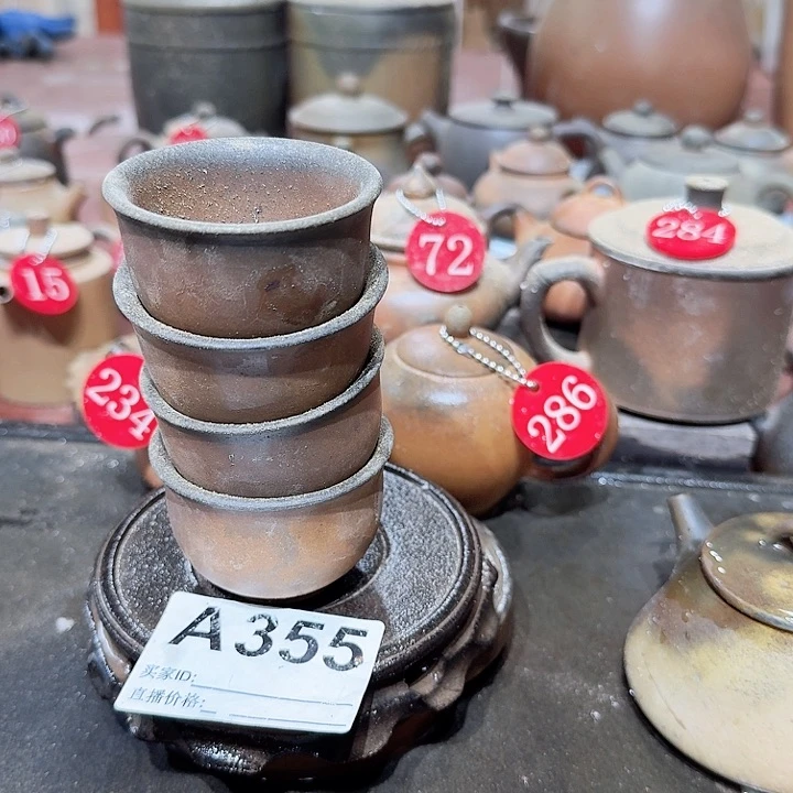 可***乐茶壶紫砂坭兴陶柴烧