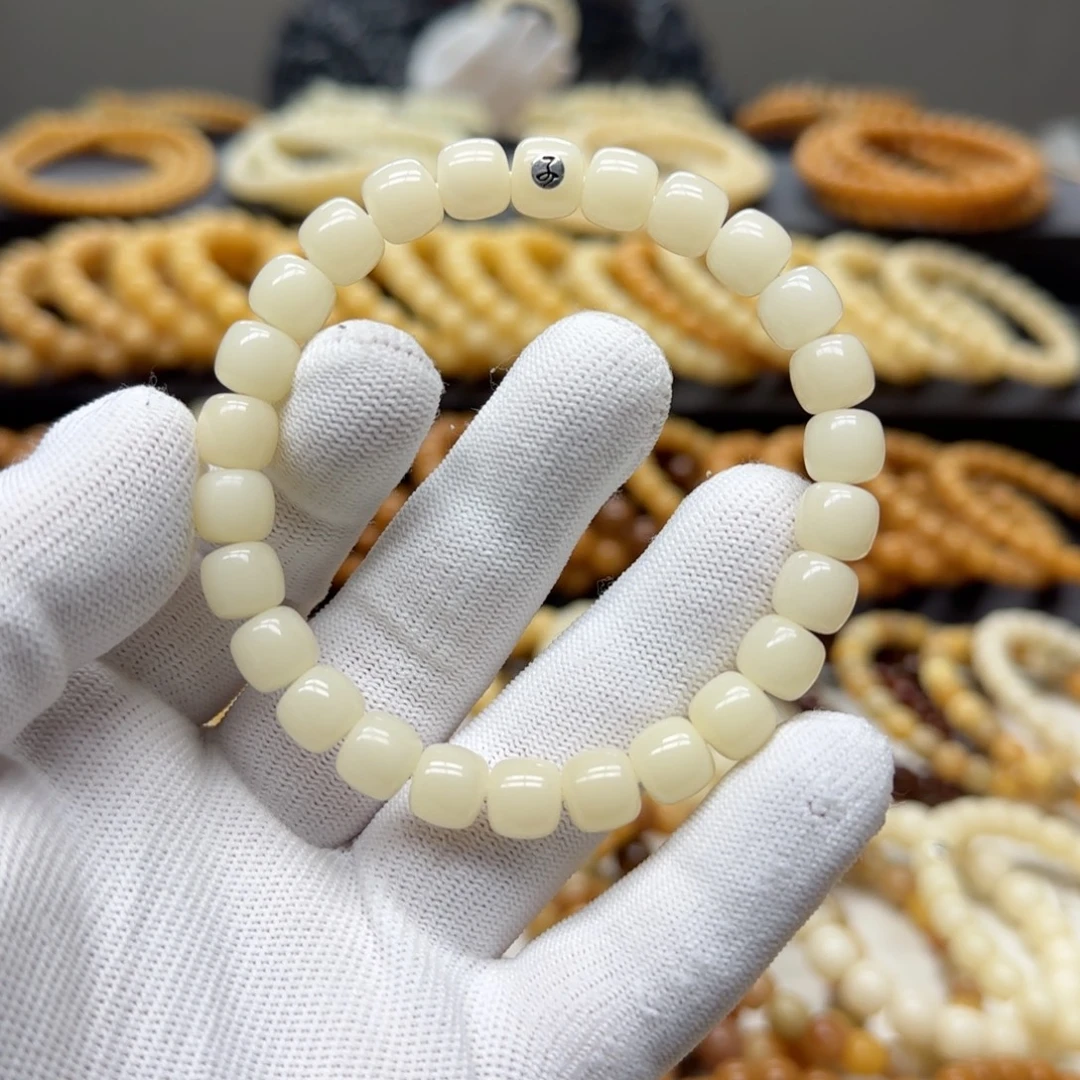 菩提根/象牙果手串8×9 5年 霜降 鬼工