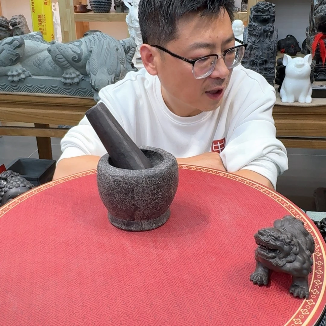 西安石晋錾石雕手工雕刻摆件