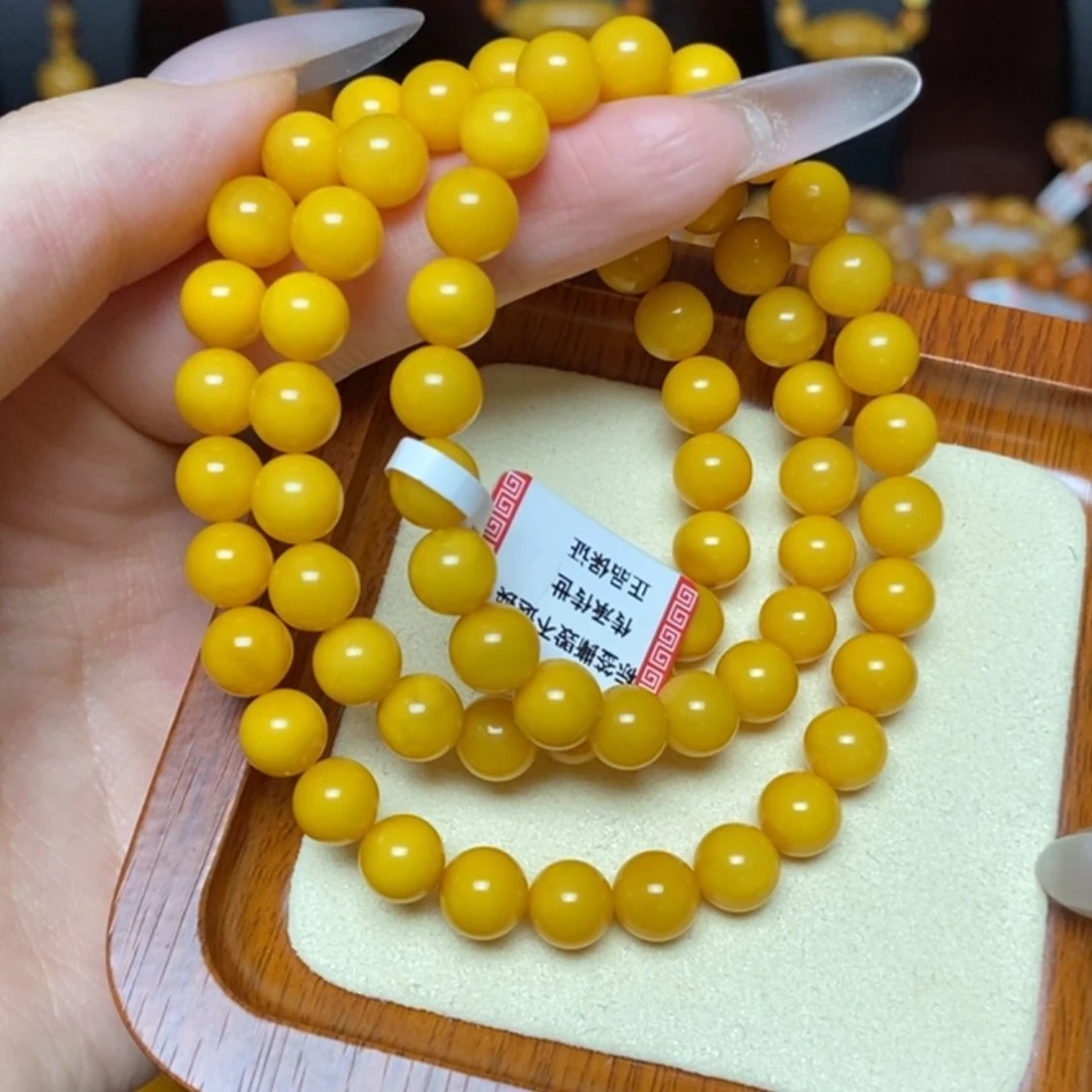 【闪购商品】未镶嵌蜜蜡手链手串