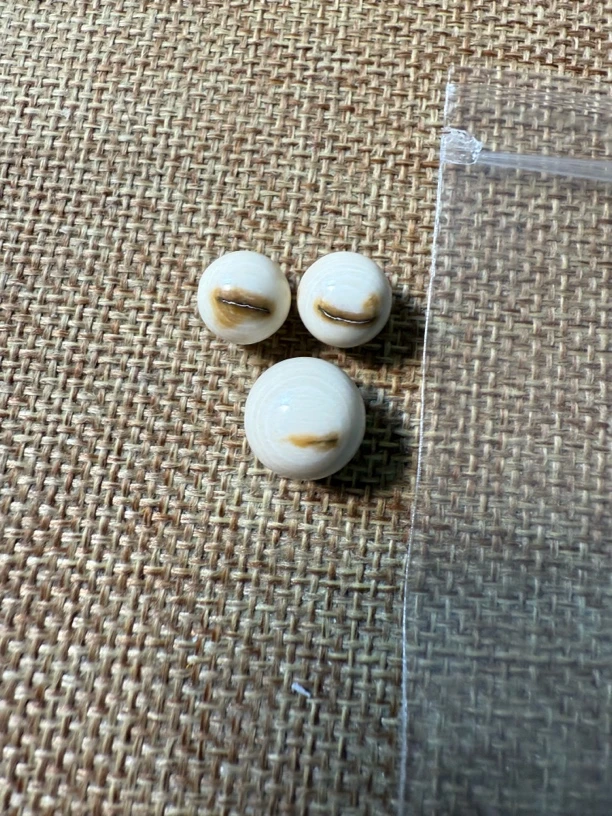 30019猛犸牙1顶2腰圆珠配饰