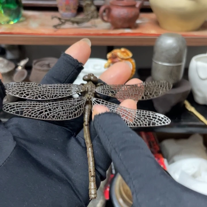 铜中古工艺品摆件