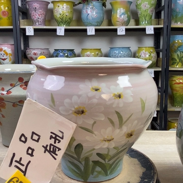 景德镇高温陶瓷花盆