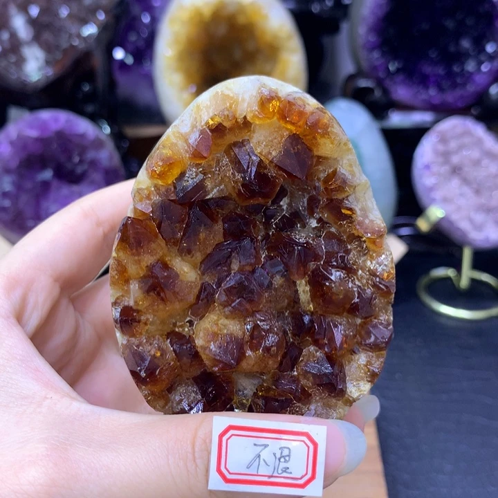 紫晶珠宝半成品未镶嵌