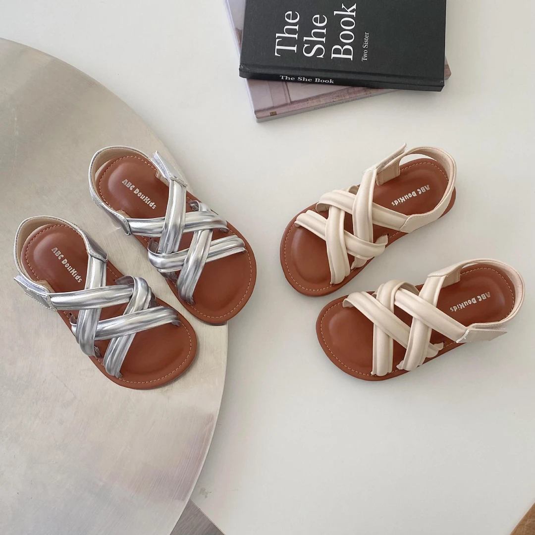 【广州鞋】【ABC品牌】儿童凉鞋女童休闲罗马凉鞋2101