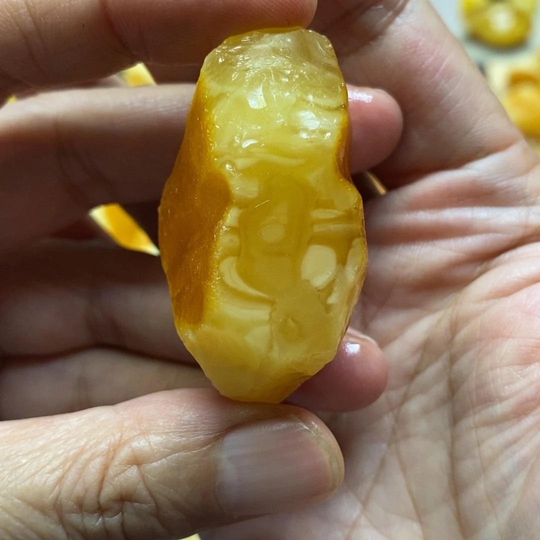 定制琥珀未镶嵌传世琥珀蜜蜡定制