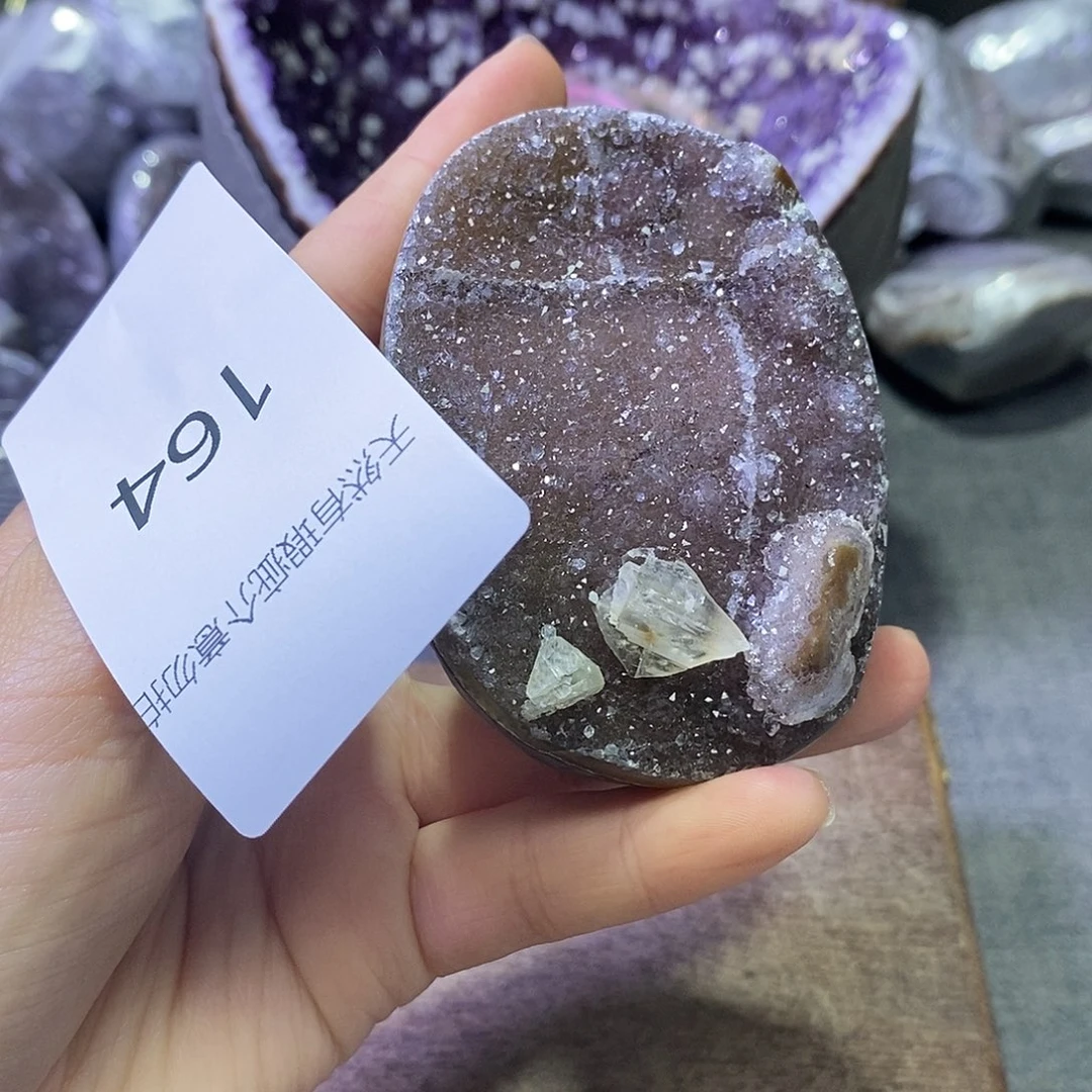 珠宝半成品紫晶未镶嵌