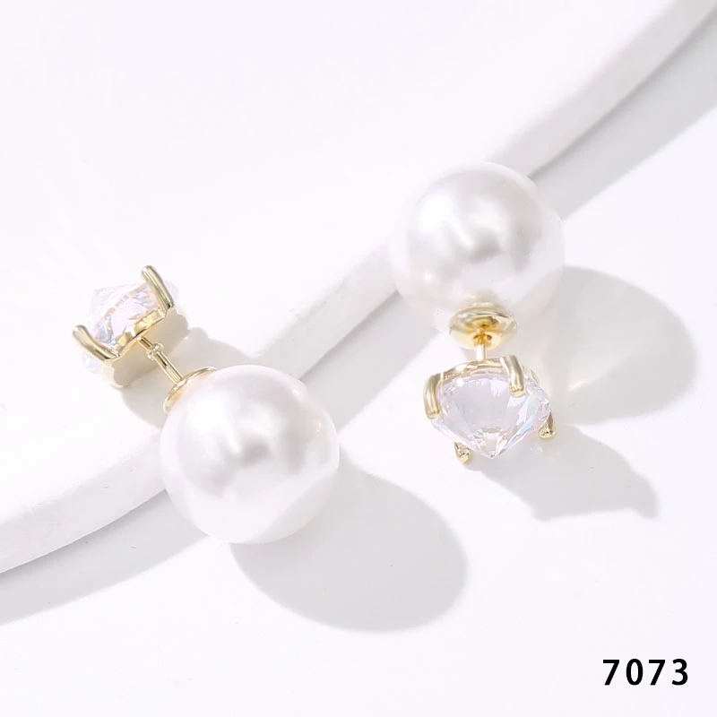 Bawarren 美❤ 7073-精致耳环简约百搭