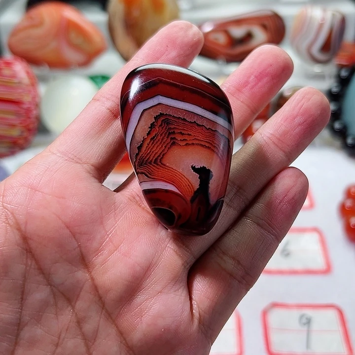 金***品玛瑙/玉髓未镶嵌手把