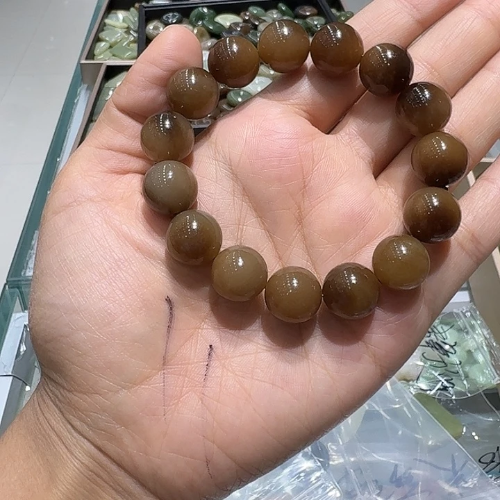 小***窝和田玉（糖玉）未镶嵌手链