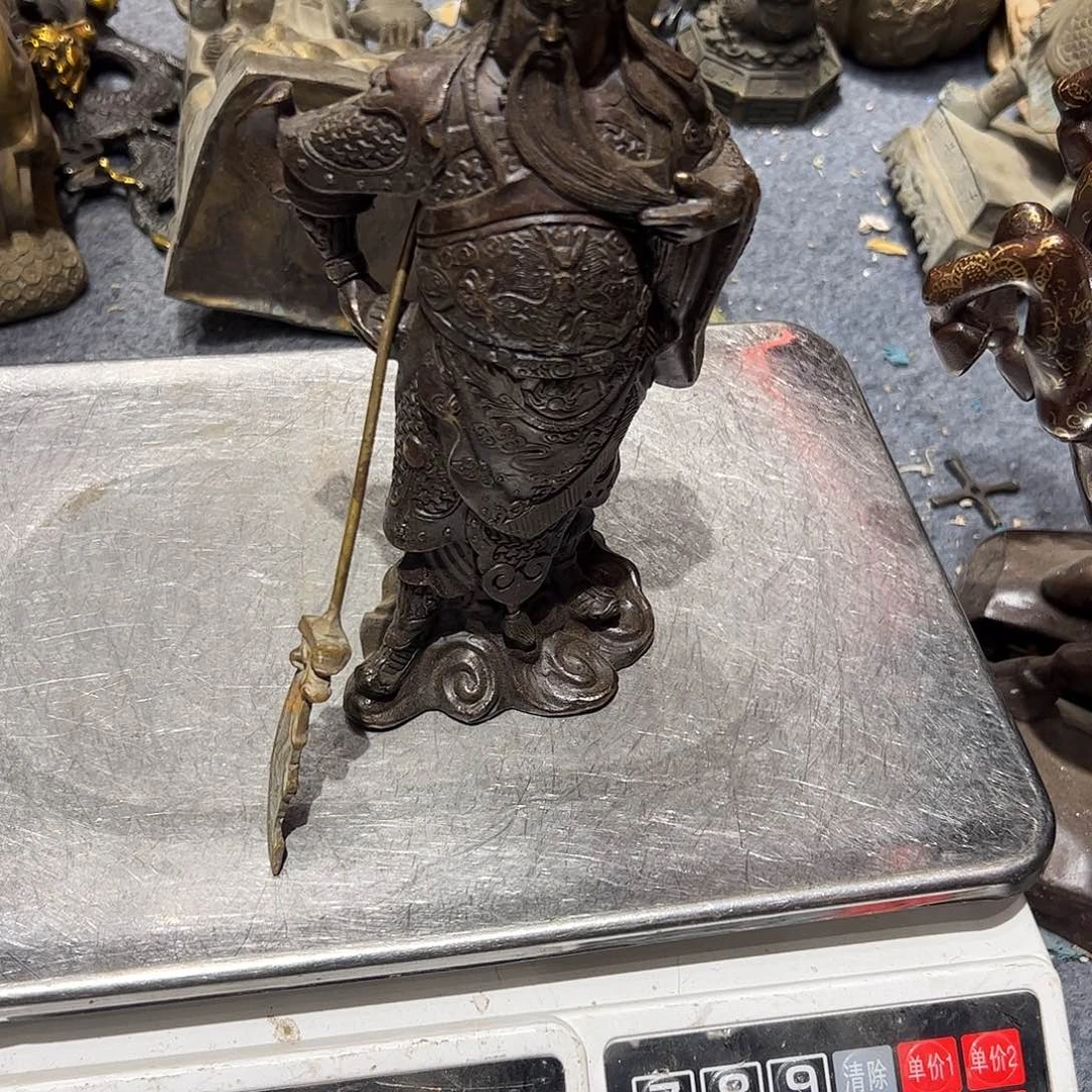 @*哥微瑕疵黄铜摆件工艺品