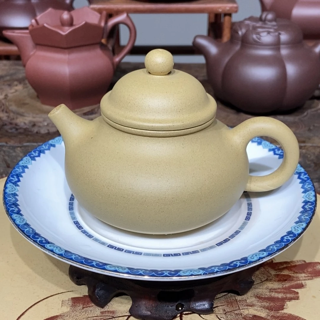 茶壶紫砂嫩本绿230容量