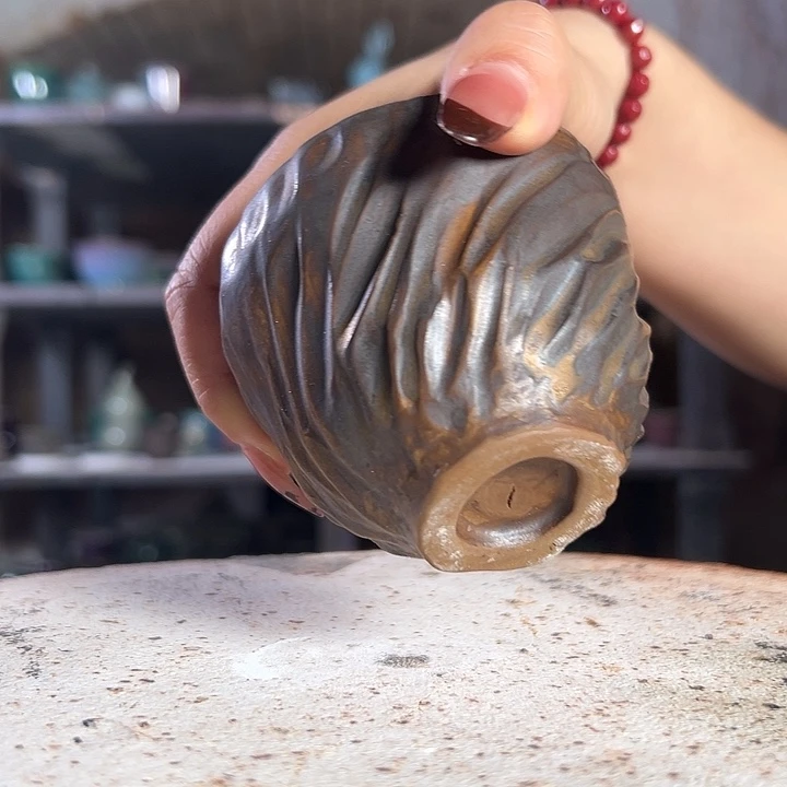 瓷片钧瓷小摆件杯子54