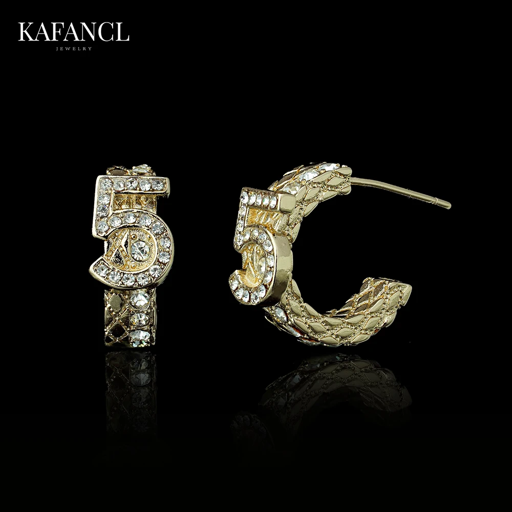 925银针 水滴5号耳钉时尚轻奢气质饰品 ZF-A659