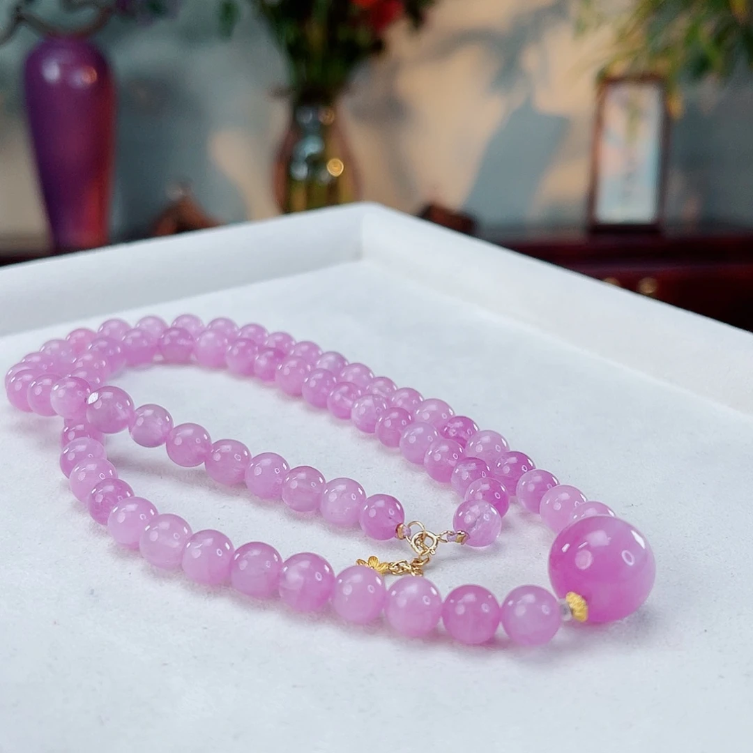 辉石紫锂辉项链未镶嵌